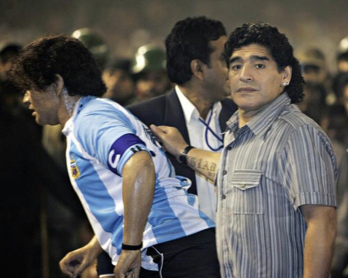 Tượng sáp của Maradona